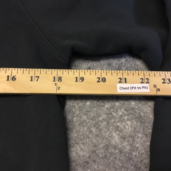 Frank & Oak x Disney Sweatshirt Black Crew Neck Mickey Mouse Embroidered Size M - Picture 6 of 7